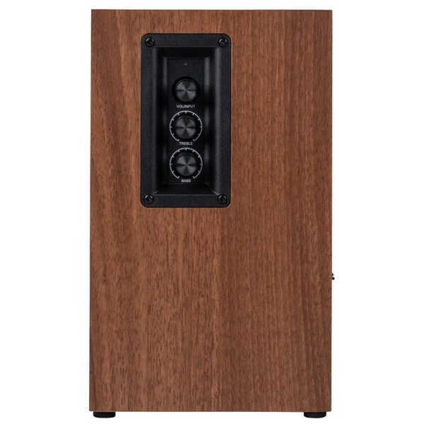 Main product image for Dayton Audio Classic 4" Powered Bluetooth Bookshelf Speaker Pair and Turntable Bundle Wood300-3652